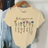 God Says You Are Unique Print T Shirt Women Gospel Music Fashion Streetwear Tops Vintage Religion Faith Christian Tees Tshirt 240510