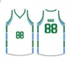 Basketball Jersey Men Stripe Short Sleeve Street Shirts Black White Blue Sport Shirt UBX58Z3001