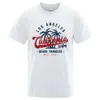 T-shirts masculins Los Angeles Cfornia Beach Paradise Men Tops Fashion Crewneck T-shirt Cotton T-shirt d'été Breathable Oversize Clothes T240510