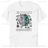 T-shirty męskie zabawne neurodiversity mózg świadomość autyzmu Asd adhd mężczyźni kobiety T-shirt bawełniany grafika t y2K