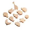 Wooden Furniture Handles Childrens Cartoon Cabinet Pulls Animal Kitchen Cupboard Drawer Knobs Wall Hook 240424