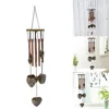 Dekorative Figuren 1PC Antique Wind Chime Copper Yard Garden Outdoor Lebensende Dekoration Metall Chimes Chinese Oriental Lucky Decor