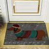 Ковры рождественский коврик без скольжения на полу зимний праздник вход для переднего крыльца