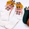 Frauen Socken Frühlings Sommer Mode Süßigkeiten Farbe Ohr Harajuku Geschenk Baumwoll -Knöchel Kurzrohr 3d große Augen