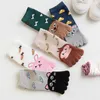 Kindersocken 1 Paar Tiercartoon Fünf Finger Socken Strumpf Zehen Socken für Kinder Mädchen Jungen Winter Baumwollsocken süße Socken D240513