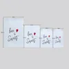 Gift Wrap Love Is Sweet Bags - Personaliseerde Wedding Gunst Kraft en White Paper Bag Party Decor Cookie Donuts Candy