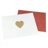 Adesivi per finestre a forma di cuore di mucca naturale adatto per la colla per scrapbook fatta a mano 500 di San Valentino