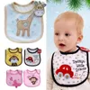 Bibs Burp Cloths alimentant bébé bib bandana mignon brodé sans manches Bib bébé fille Bib Saliva Boy Vêtements Cartoon D240513