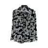 PFHQ Trendy drukowane wzór oryginalny niszowy design męskie koszule długie rękawy Wysokiej jakości eleganckie luksusowe topy społecznościowe 240511