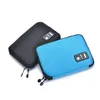 Depolama Çantaları Moseko Elektronik Aksesuarlar Seyahat Çantası Naylon Organizatör Tarih Hattı SD Kart USB Kablo Dijital Cihaz