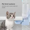 Hundkläder 500 ml husdjur papegojor fåglar dricker duva dricksvatten matare skål katt bur hängande dispenser enhet