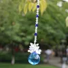 Декоративные фигурки 1pcs Diy Chakra Sun Catcher Crystal Ball Prism Rainbow Octagon Beads Висят солнечные украшения