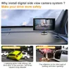 Car Universal 5-Inch Touch Screen Electronic Rearview Mirror with AI Blind Area Warning Left and Right Side Blind Area Image Auxiliary