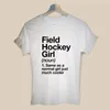 T-shirts masculins Field Hockey Girl Définition HARAJUKU T-shirt drôle T-shirt Femmes Vêtements décontractés à manches courtes Tops Tees