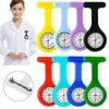 Silicone Nurse Pocket Watch Fashion Pin Christmas Gift Quartz horloges 15 kleuren