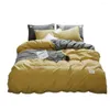 Beddengoed sets 4 stks bed blad kussencases polyester dekbedoverdeksel