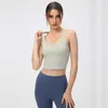 Gebürstet 2023 Nude Yoga Dr. Domens Top mit Brustpads Classic Racerback Tank