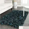 Teppiche Konfetti Polyester Shag Fläche Teppich Grüne Mti 4 x 6 230808 Drop Lieferung Hausgarten Textilien Dhjar