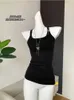 Two Piece Dress Summer Women Kpop Cute Core Crop Tops Bodycon Tank Top Stretch Vest 2000s Aesthetic Streetwear Korean Fashion Hot Coquette Girl Q240511