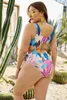 Swimwear pour femmes YY46 Vêtements d'été Swimsuit pour femmes Design Bikini Set Plus taille Fat Beach Wear Wexy 2xl 3xl 4xl 5xl Femme Bathing Feme