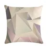 Cuscinetto Coppa elegante 45x45 cm Croce colorata geometrica Diamond Diamond Casa da letto divano decorazione in poliestere Pelle pesca