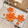 Tappeti fiore in tappeto tappetino da pavimento del bagno