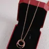 Colar de colar de ouro de luxo colares de corrente para mulheres de colar de moda de moda fornecimento de jóias de jóias