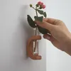 Vaser teströr vas magnet kylskåp klistermärke blommor arrangemang kylmagnet meddelande fast kök växt dekoration gåvor