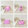 Cute Little Girls Mini Shoulder Bag for Kids Fashion Coin Purse Small Handbags Lovely Patent Leather Childrens Messenger Bags 240428