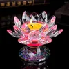 Держатели свечей 7 цветов хрустальный стеклянный цветочный чай -держатель, буддийский свечевой