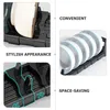 Keukenopslag plastic servies aanrecht lade kast multi-compartiment verstelbare afvoerrek zwart 8 compartimenten