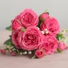 Flores decorativas Planta simulada Zephyranthes Candida Artificial Rose Trees Bonsai Variedade sem vaso de flores