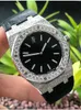 Aaip Watch Designer di lusso Womens orologio da donna 18K Platinum Diamond Meccanico Automatico Womens 15154BC ZZ D004CU 01
