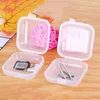 Storage Bottles 20PCS Mini Transparent Plastic Box Container Separate Jewelry Earplugs Small Gift