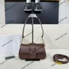 High-End-Marke-Tasche Frauenhandtasche Geldbörse Neue Le Bambimou-Kollektion Premium Leder Kissenbeutel Modedesigner tragbarer Einzelschulter-Crossbody Handtasche