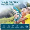 Gun Toys Adult and Child Electric Water Guns Shark Automatic Spray Gun Toys Large Capacity Summer Swimming Pool Beach Outdoor Giftl2405