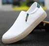 2024 Chaussures décontractées Couleur massive Blanc Blanc Beiges Joggings Walk