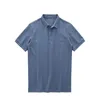 Dukeen Solid Color Polo Shirts For Men kortärmad golfkläder Summer Korea Style Plain T-shirts Herrkläder Vit blus 240513