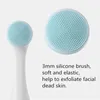 Limpeza 3D A escova de limpeza facial de silicone em 3D Massagem Manual de Pincel Facial Brush Brush Removedor de limpeza facial de dupla face D240510