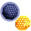 Baking Moulds DIY Silicone Bee Honeycomb Fondant Mold Soap Cake Chocolate Pastry Mould Random