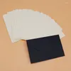 Enveloppe-cadeau 10/20 / 40 / 80pcs pour la papeterie d'entreprise Enveloppe d'invitation de mariage blanc noir kraft papier grandes enveloppes western