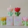 5 pezzi Candele regalo ospiti Candele per tulipdotto Candele profumate per matrimoni personalizzati Floro Candele decorative aromatiche decori decori