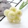 Decorative Flowers 27cm 6 Sticks/Bouquet Mini Hydrangea Artificial El Window Wedding Pography Props Flower Accessories