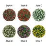 Dekorativa blommor Simulering Växtblomma hängande topiary boll 7.8 tum robust bekväm montering mångsidig blommig dekoration för utomhus