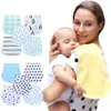 Bibs Burp Cloths 100% organic cotton bib baby scalded clothes suitable for newborns soft absorbent towel used for newborn baby shower gift set d240513