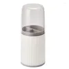 Porta di asciugatura da scarico da tavolo da cucina 3-GRID con bombole di coperchio Accessori per contenitori in plastica in piedi.