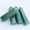 Natural Crystal Point Green Jade Energy Tower Arts Ornement Mineral Healing Wands Reiki Raw Capacité Quartz Pillar VBMXH EKBNJ