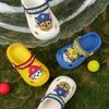 Sandalen Baby Cave Shoes Childrens Summer Cartoon verpakking schoenen Soft Sole Anti Slip Childrens SandalsL240510