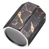 Candle Holders 1Pc Marbling Pen Holder Octagonal Ceramic School Office Storage Container