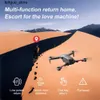 Drones F9 GPS Mini Drone 10k Dual HD Camera 5G Professional Aviation Photography RC Hélicoptère pliable Four Helicopter Toy Holiday Gift S24513